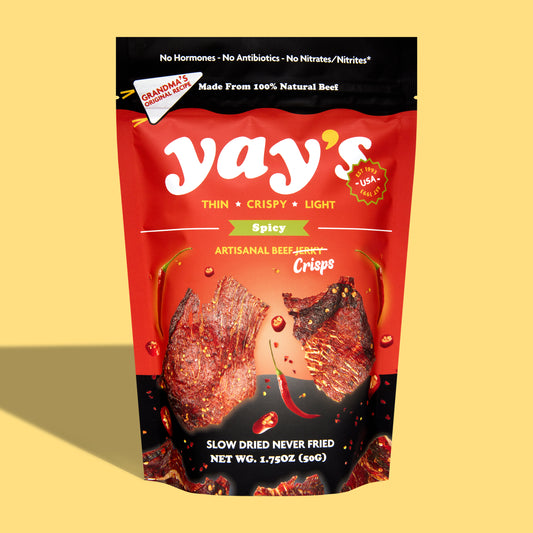 NEW! 🔥Spicy🔥 Yay's Beef Crisps!